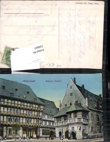 729097 Halberstadt Rathaus Ostseite LK Harz pub Willy Cohn