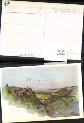 729182 Künstler AK W. Hartwig Dornburg an der Saale Schlösser Camburg
