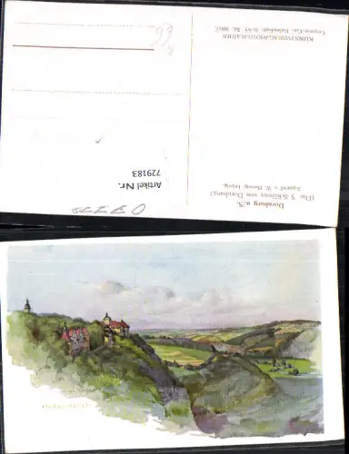 729183 Künstler AK W. Hartwig Dornburg an der Saale Schlösser Camburg