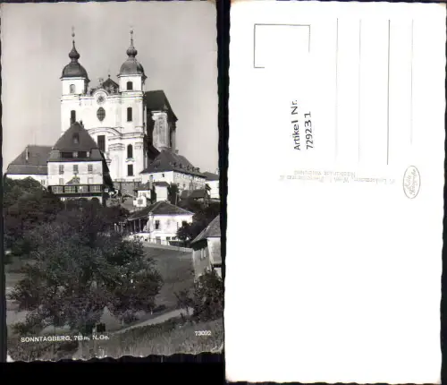 729231 Foto AK Sonntagberg Kirche Basilika Bez. Amstetten