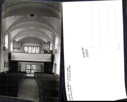 729233 Foto AK St. Aegyd a. N. Pfarrkirche Schiff u. Zubau Bez. Lilienfeld