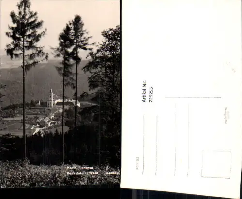 729255 Maria Langegg Bergern im Dunkelsteinerwald Wachau