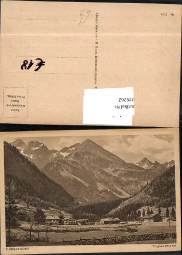 729262 Birgsau Gemeinde Oberstdorf LK Oberallgäu
