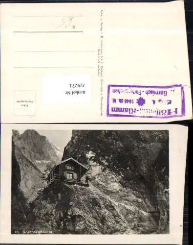 729271 Garmisch-Partenkirchen Höllentalklamm LK Garmisch-Partenkirchen