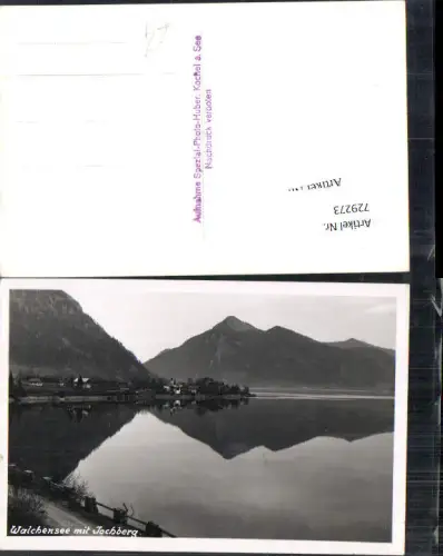 729273 Walchensee mit Jochberg Marktgemeinde Kochel am See LK Bad Tölz-Wolfratshausen
