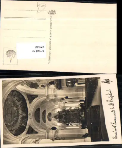 729284 Donauwörth Innenansicht der Hl. Kreuzkirche