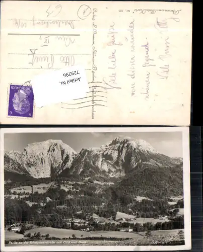 729296 Königsseerstraße Göll und Brett Schönau LK Berchtesgadener Land