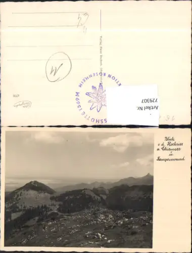 729307 Foto AK Rosenheim Blick Hochries Chiemsee Kampenwand LK Rosenheim