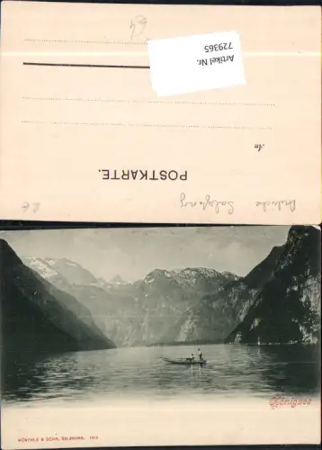 729365 Königsee Ruderboot Schönau am Königssee