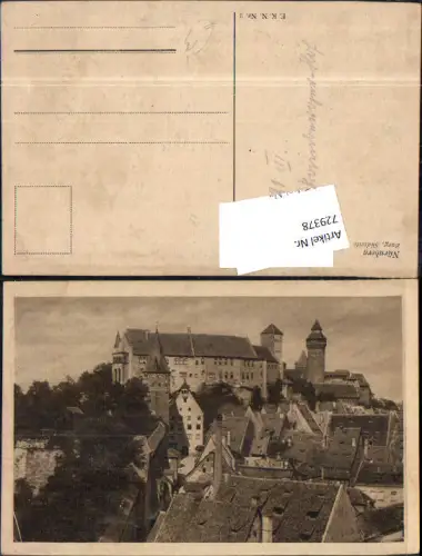 729378 Nürnberg Burg Südseite