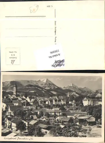 729396 Foto AK Traunstein Oberbayern Ansicht