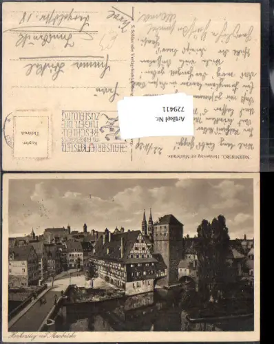 729411 Nürnberg Henkersteg u. Maxbrücke