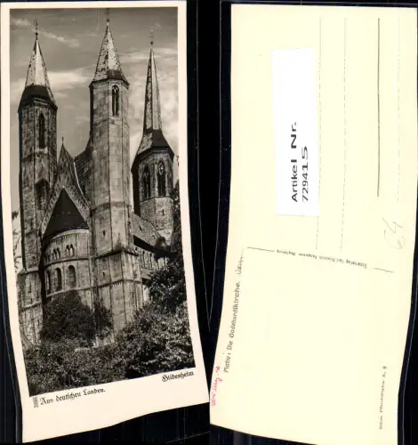 729415 Foto AK Hildesheim Aus deutschen Landen Godehardikirche