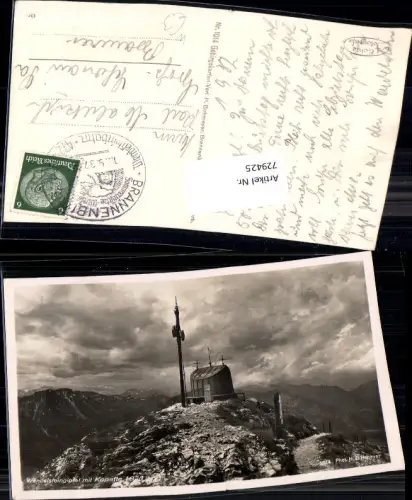 729425 Foto AK Wendelsteingipfel mit Kapelle Wendelstein Brannenburg a. Inn