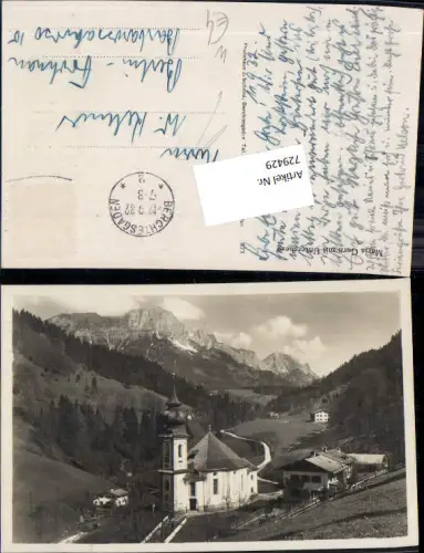 729429 Foto AK Berchtesgaden Maria Gern mit Untersberg