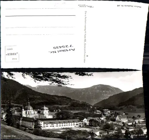 729439 Foto AK Kloster Ettal