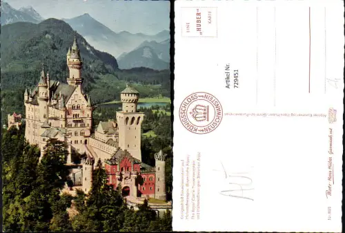 729451 Schloss Neuschwanstein Hohenschwangau Schwangau