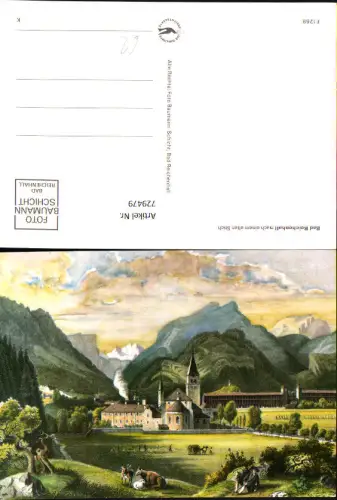 729479 Künstler AK Bad Reichenhall nach alten Stich