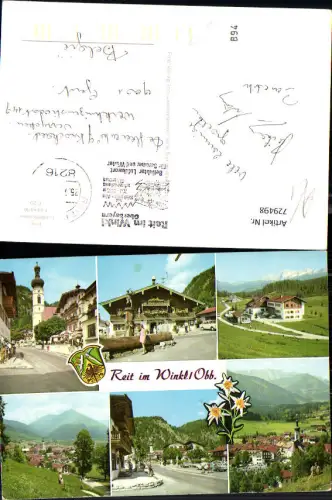 729498 Mehrbild AK Reit im Winkl Oberbayern Ansichten