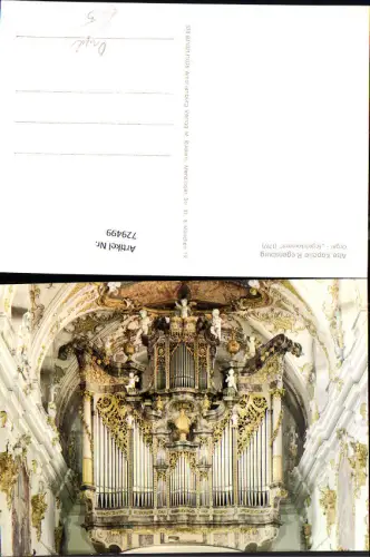 729499 Alte Kapelle Regensburg Orgel Detailansicht