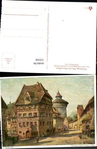 729508 Künstler AK Ludwig Mößler Nürnberg Albrecht-Dürer-Haus