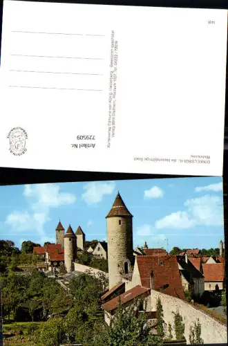 729509 Foto AK Dinkelsbühl Wehrtürme