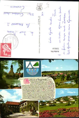 729514 Mehrbild AK Schlüsselfeld Aschbach im Steigerwald Ansichten Spruch Text