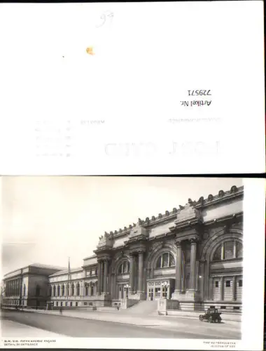 729571 New York City The Metropolitan Museum of Art Fifth Avenue Facade US