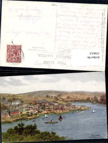 729613 Künstler AK A. R. Quinton Salcombe form Portlemouth Great Britain