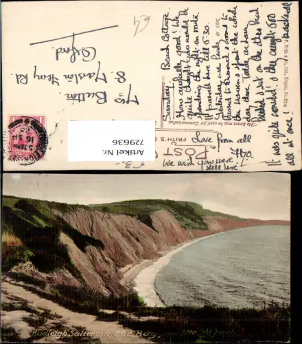 729636 Budleigh Salterton The Bay from Straight Point Küste Great Britain