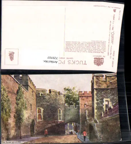 729707 Künstler AK London The Tower of London Wakefield Tower Great Britain