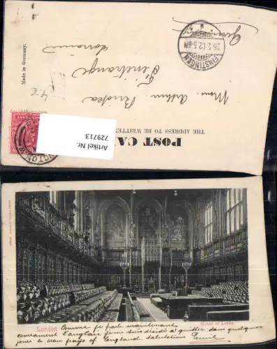 729713 London House of Lords Great Britain