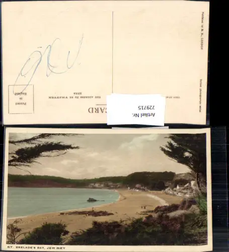 729715 Jersey St Brelades Bay Küste Jersey Island Great Britain
