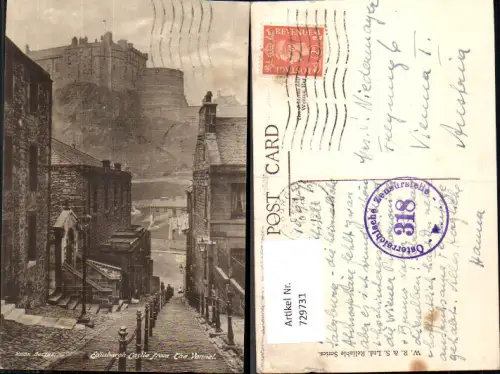 729731 Edinburgh Castle from The Vennel Great Britain