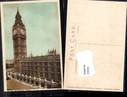 729733 London Big Ben Westminster Great Britain