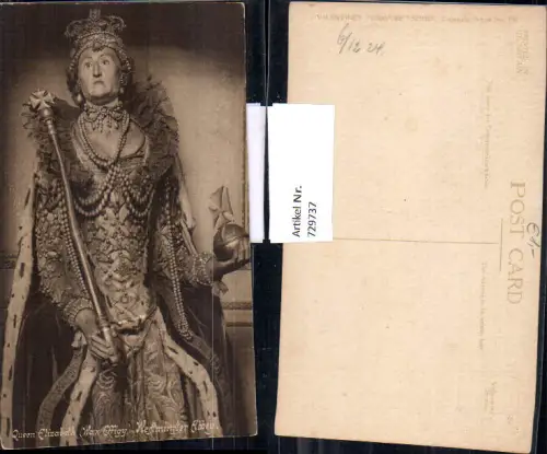 729737 London Westminster Abbey Queen Elizabeth Wax Effigy Great Britain