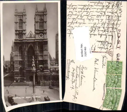 729740 Foto AK London Westminster Abbey Great Britain