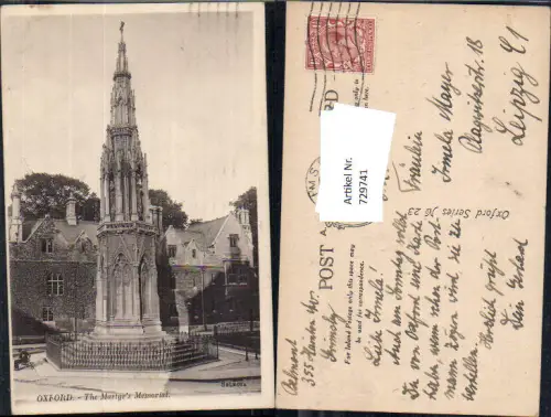 729741 Oxford The Martyrs Memorial Denkmal Great Britain