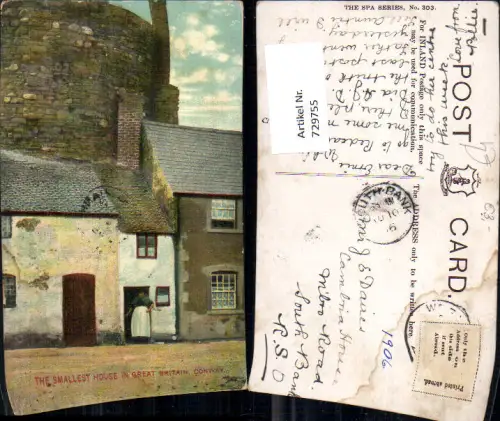 729755 Conway the Smallest House in Great Britain