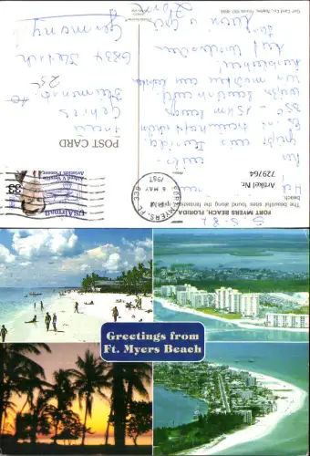 729764 Mehrbild AK Fort Myers Beach Florida Strandleben USA