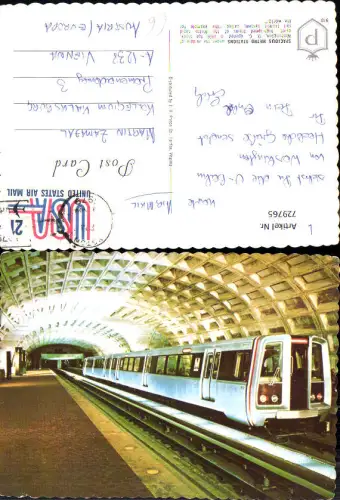 729765 Spacious Metro Stations Washington D.C. Untergrundbahn USA
