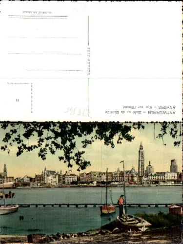 729845 Anvers Antwerpen Belgium Zicht op de Schelde