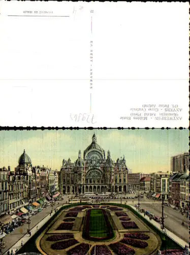 729847 Anvers Antwerpen Belgium Midden Statie Konigin Astrid Plein