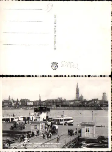 729859 Anvers Antwerpen Belgium Linker Oever Fähre Überfuhr Hafen