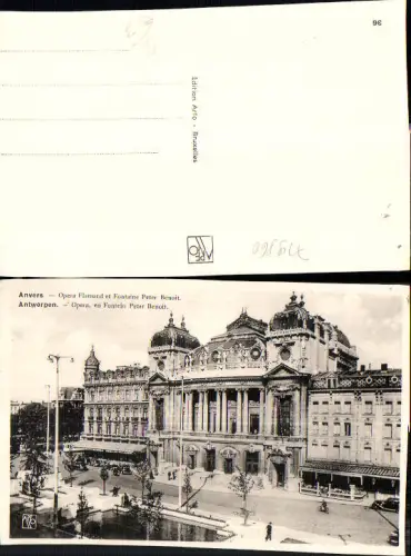 729860 Anvers Antwerpen Belgium Opera Oper - beschädigt