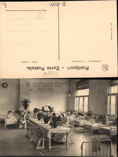 729866 Anvers Antwerpen Belgium Hopital Stuyvenberg Nonnen Nonne Krankenhaus Kinder