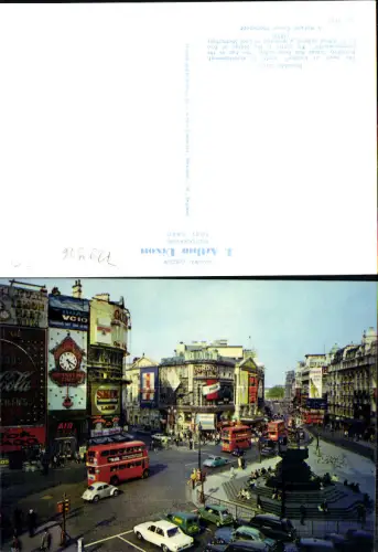 729976 London Piccadilly Circus Reklame Coca Cola VW Käfer Auto