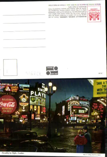 729977 London Piccadilly Circus Reklame Coca Cola + Wrigley at Night