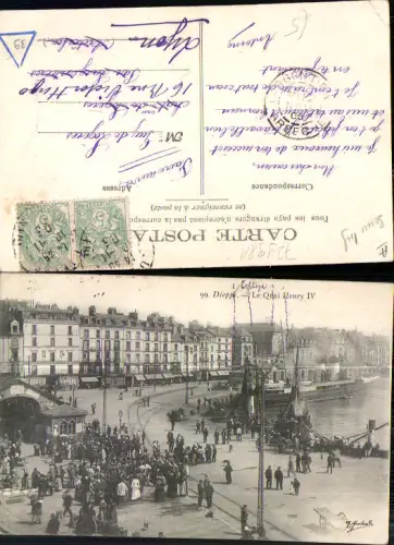 729981 G. Marchaud France Dieppe Normandie Le Quai henry IV