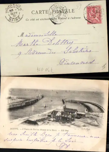 730024 France Dieppe Normandie port au Moment de ka Maree hafen pub ND Phot 3